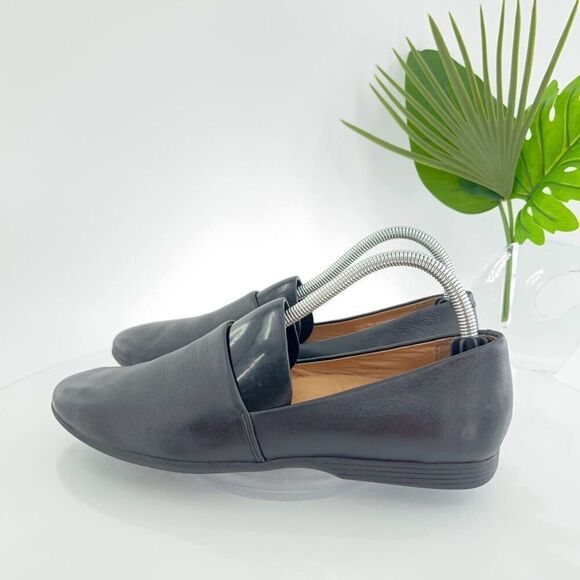 Dansko Womens Larisa Loafer Size 39 8.5 Black Leather Low Heel Slip On Work Shoe - Picture 6 of 15